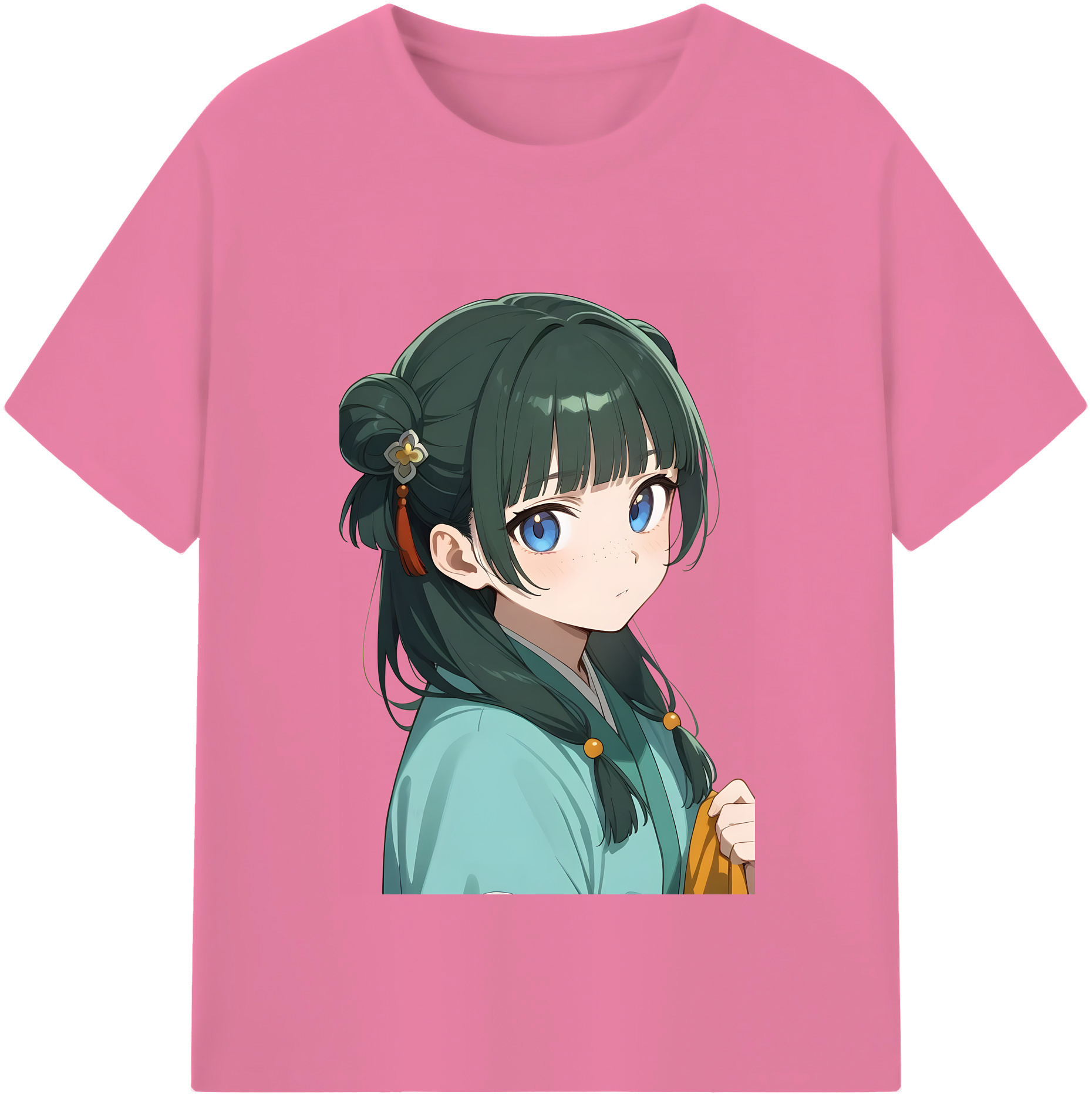 （画像用） 薬屋のひとりごと The Apothecary Diaries 綿100％半袖Tシャツ（フロントプリント）